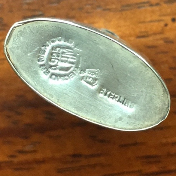 Vintage Sterling Silver Glass Perfume Bottle Mexico - Picture 3 of 8